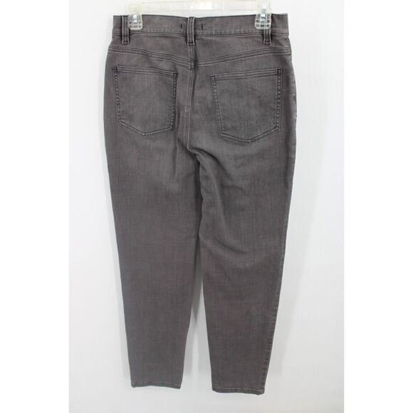 Eileen Fisher Gray Washed Organic Cotton Denim Jeans Size 2 - Picture 3 of 6